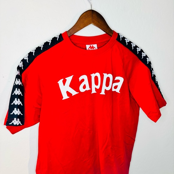 Kappa Red Men's T-Shirt - Picture 3 of 7